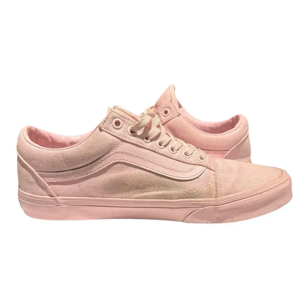 Vans Old Skool Men’s Size 10 Peach Pink Athletic Skate Walking Shoes Sneakers